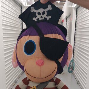 Pirate Monkey Plush Stuffed Animal Toy 10" Chimpanzombie